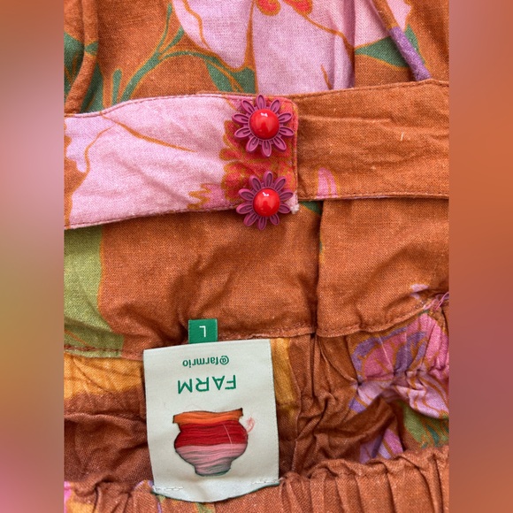 Farm Rio Embroidered Open-Back Dress - Picture 9 of 10